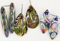 mokume gane earrings